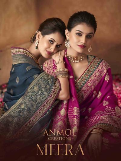 MEERA BY ANMOL CREATION DOLA SILK SAREE WHOLESALER IN INDIA